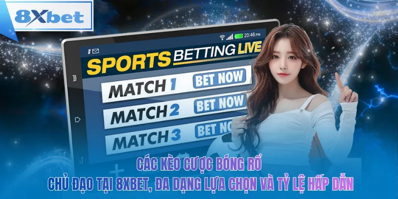 Các kèo cược bóng rổ chủ đạo tại 8xbet, đa dạng lựa chọn và tỷ lệ hấp dẫn